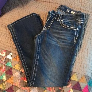 Perfect condition Miss Me’s. Bootcut sz 29.